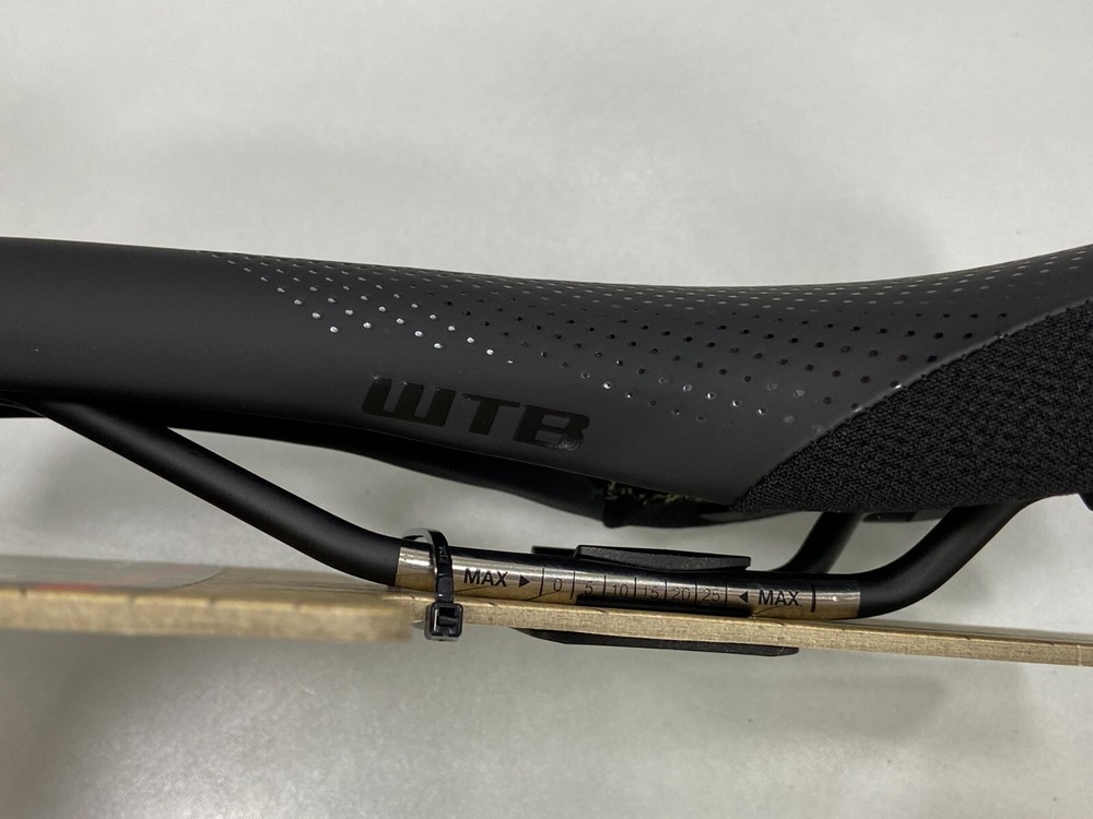 WTB Volt Wide Titanium Rail Medium Padding 150x265mm Saddle (Black)