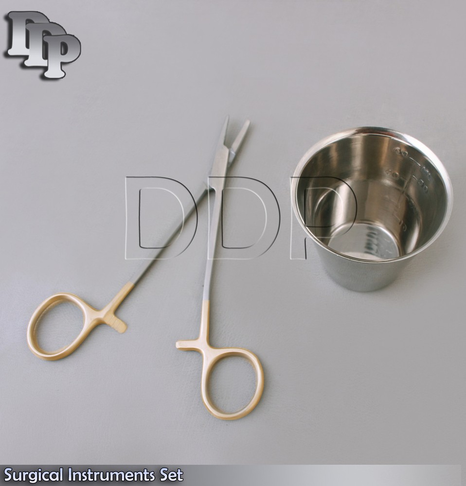 2 Pcs Stainless Steel Surgical Instruments Set, DS-649