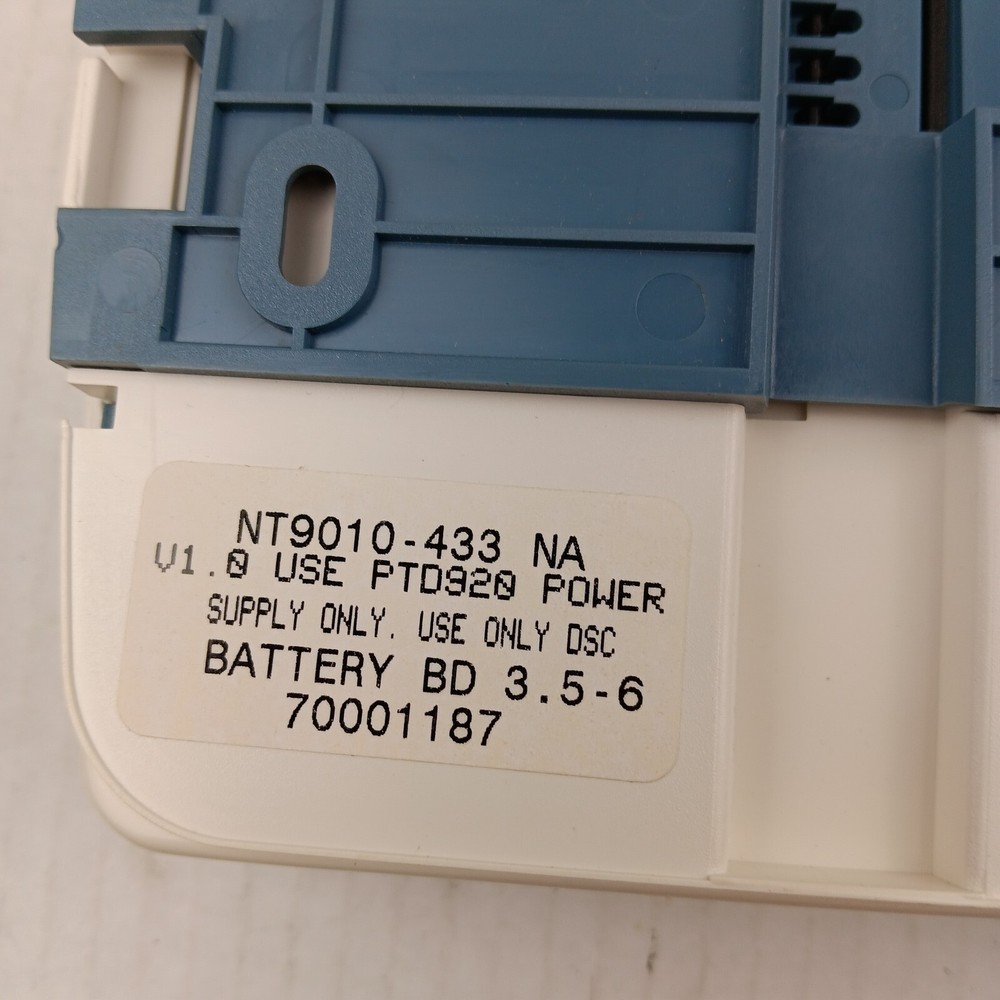 DSC NT9010 Security System Control Panel New Old Stock Manual And Transformer