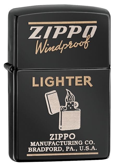 Zippo Windproof Ebony 28535