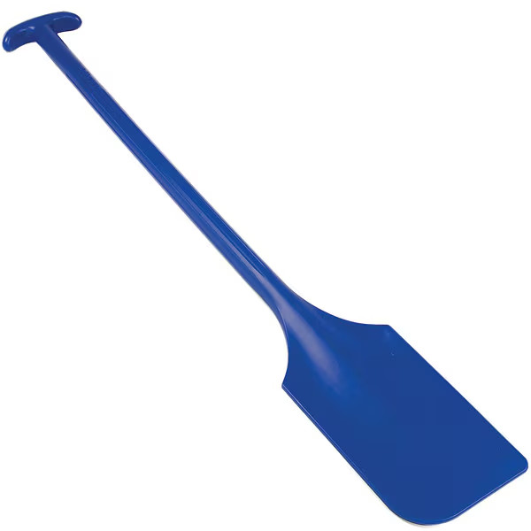 Remco Mixing Paddle Scraper 40 in Polypropylene Blue Solid T Handle FDA