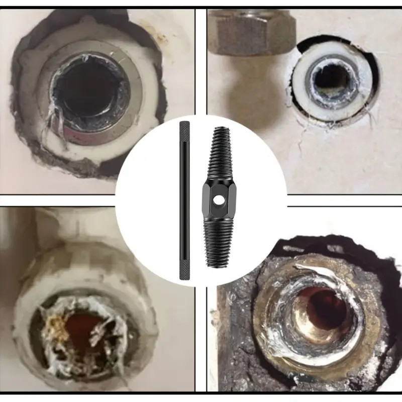 Pipe Screw Extractor Dual-use Water Pipe Screw Removal Tool Broken Bolt Remover