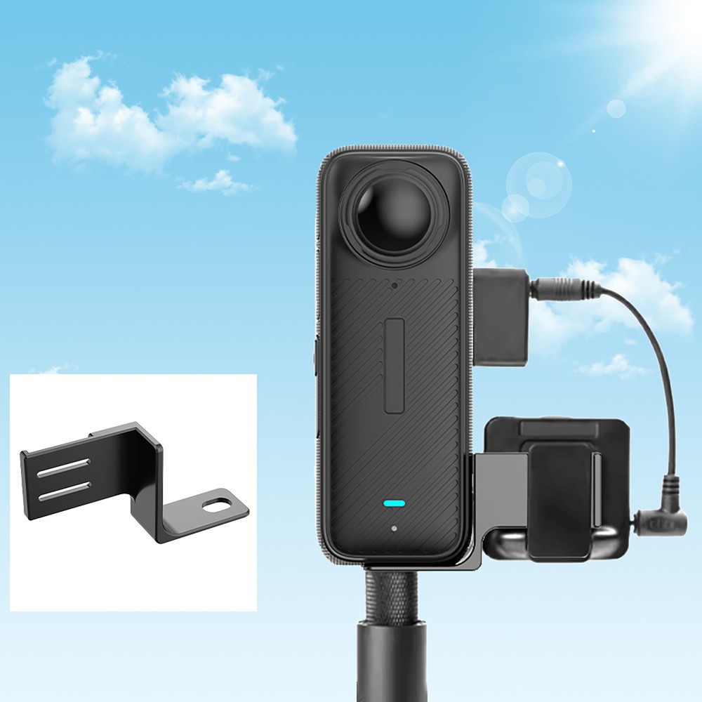 Microphone Expansion Mount + Adapter Cable for Insta360 X4 Camera Accessories