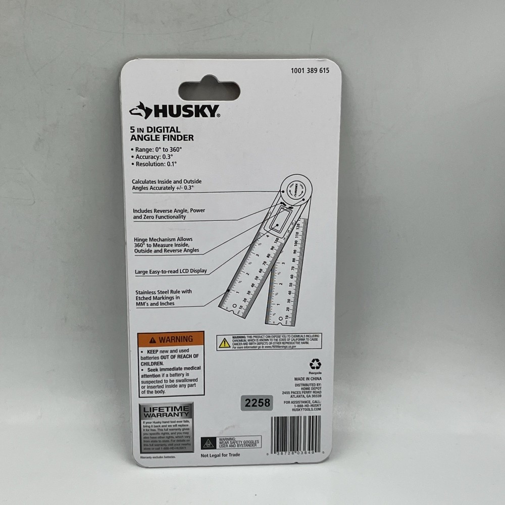 Husky Digital 5 in. Angle Finder