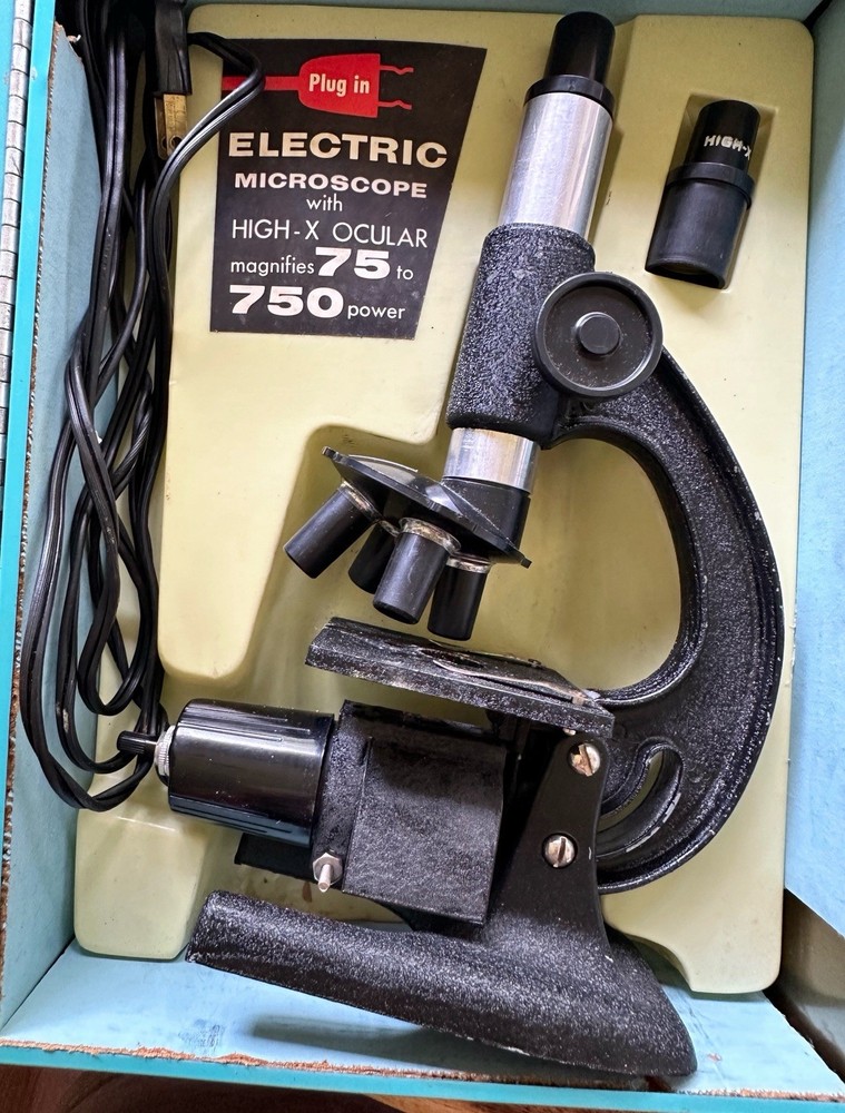 Vintage 1960s Lionel-Porter Science Microcraft Microscope Lab No. 264