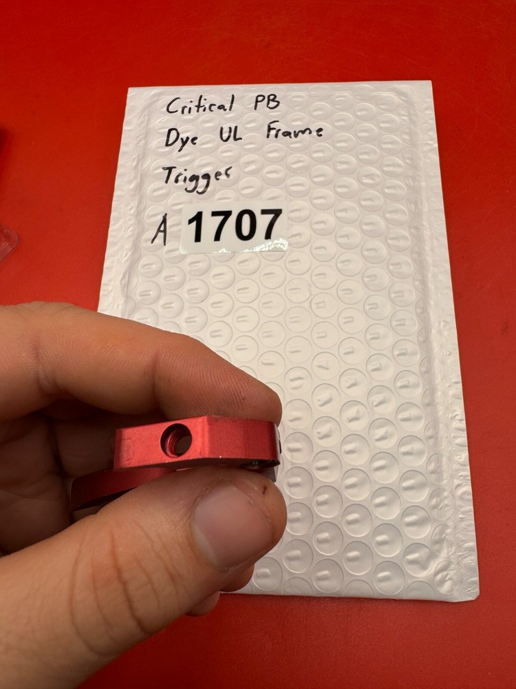 Critical PB Dye UL Frame Trigger