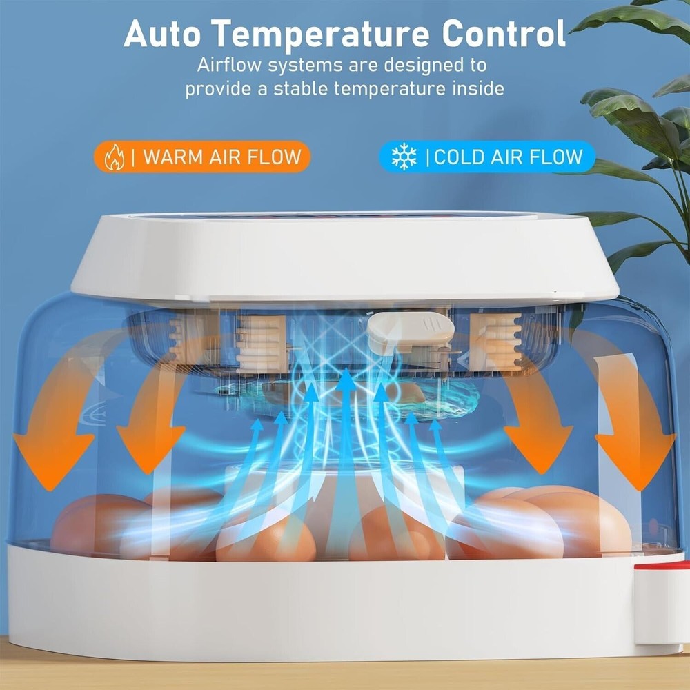 12 Egg Incubators for Hatching Eggs w/ 360° View Automatic Egg Turning&Display🎇