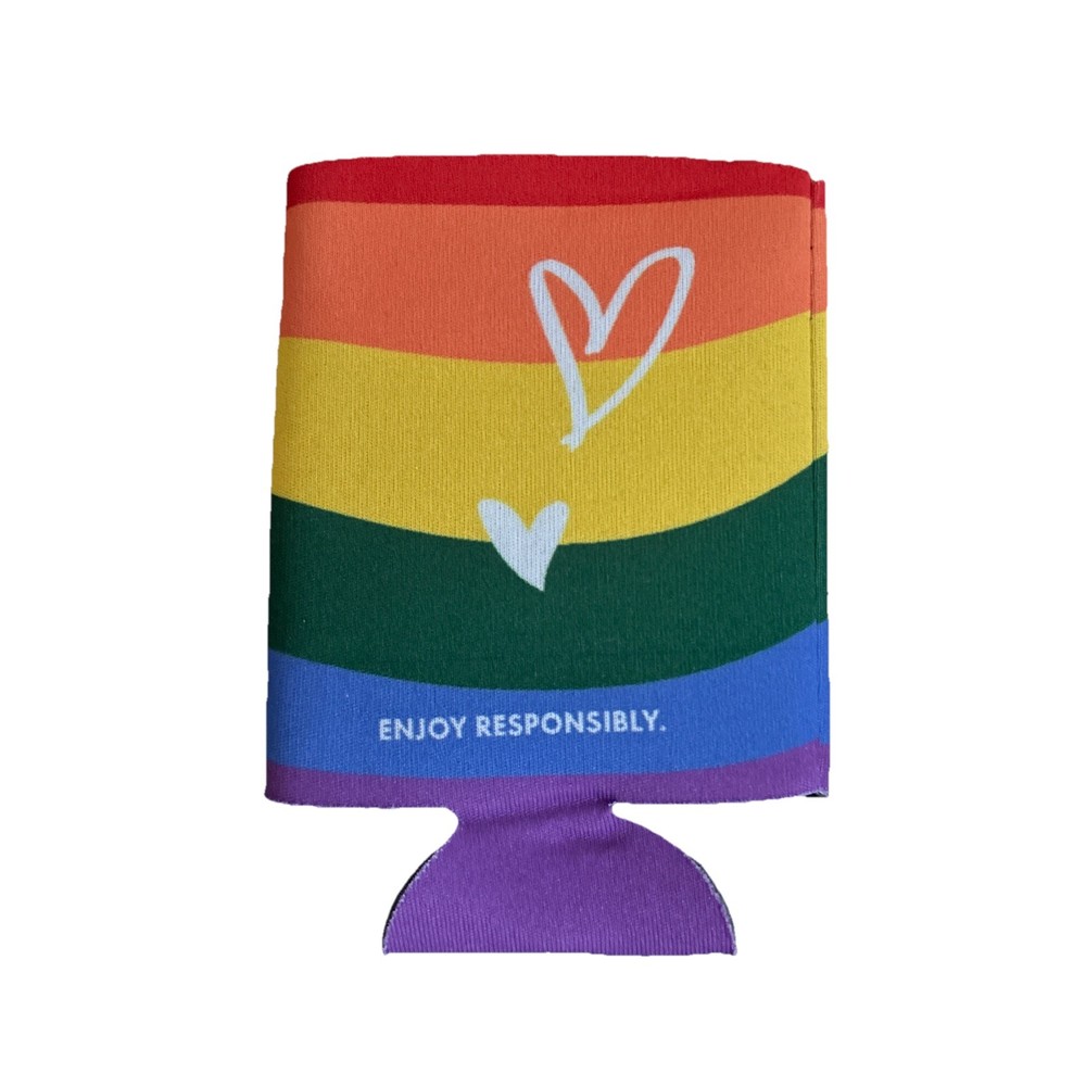 ABSOLUT Vodka Rainbow Koozie Pride 🏳️‍🌈🏳️‍🌈🏳️‍🌈