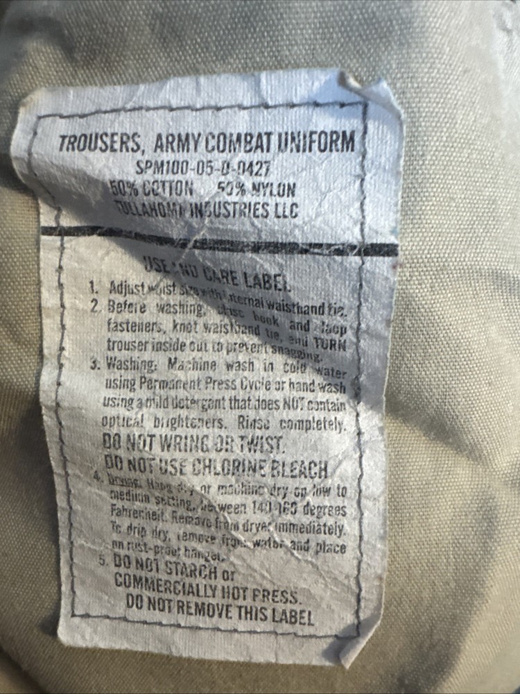 Medium Short - Army Combat Pants ACU Digital Camo USGI B366