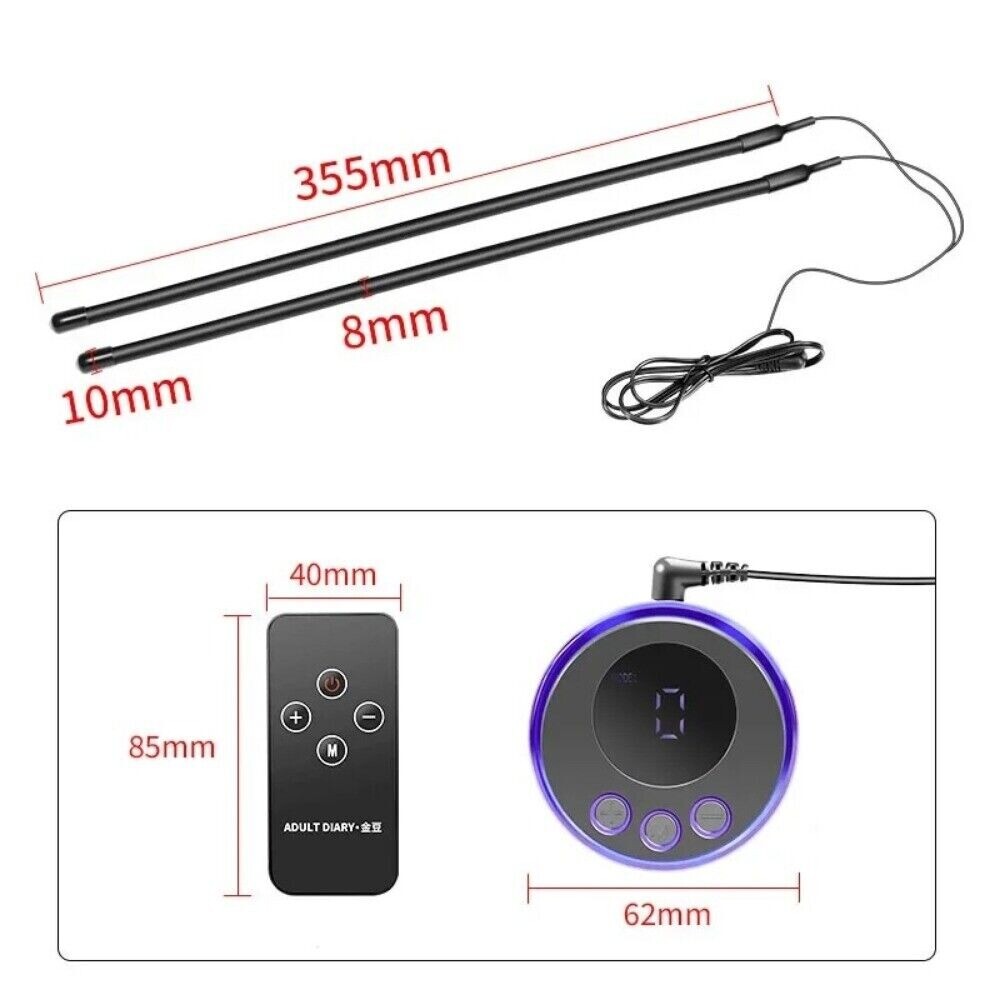 2024 Electric Penis-Stretcher Enhancer-Ball-Scrotum-Ring-Delay-Ejaculation Male