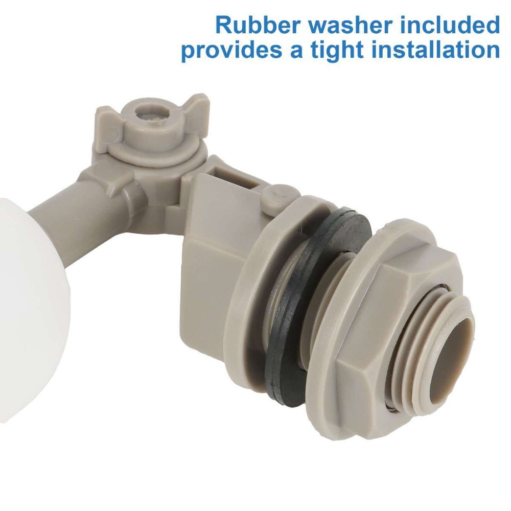 4x Water Float Valve Adjustable Arm water Filter Float 1/2" Automatic Fill Stop