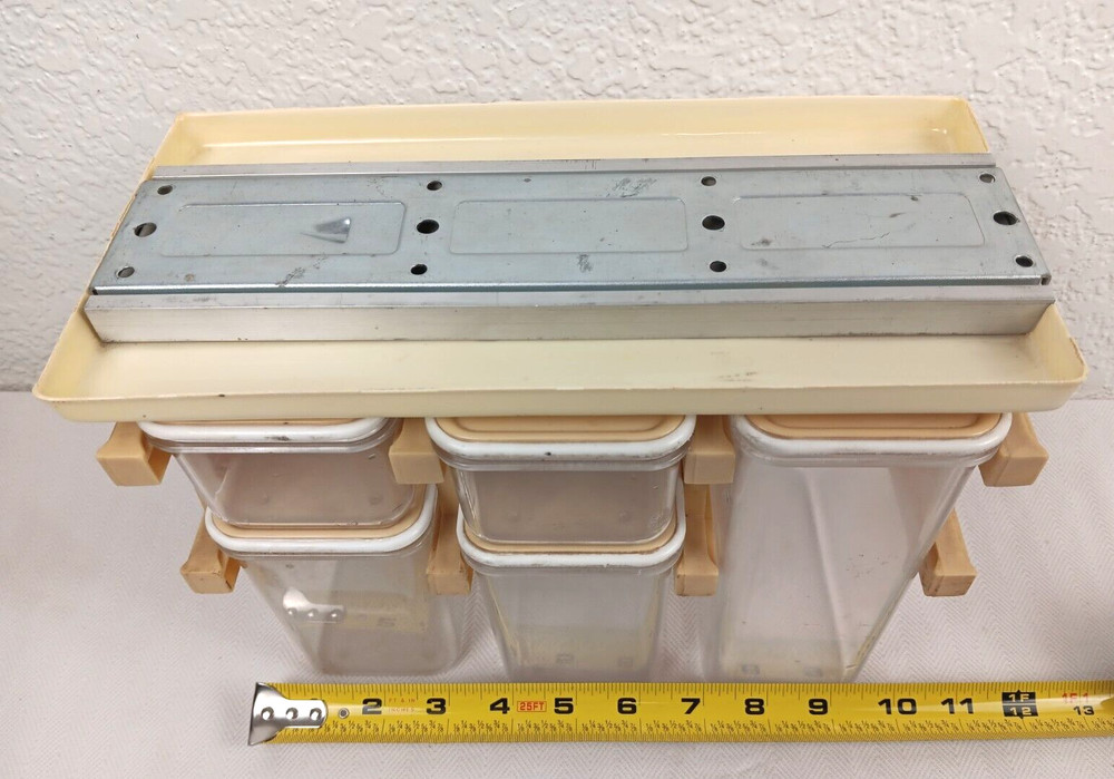 VTG Compact Under Shelf 5 Pull Out Bins Organizer Storage Drawer Cabinet