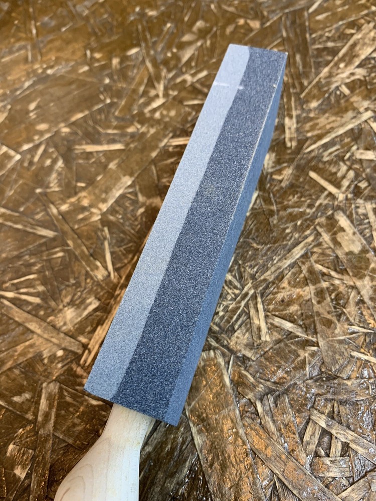 Multi-purpose knife sharpening tool, 2x6” Coarse & Fine Grit! "Stone on a Stick"