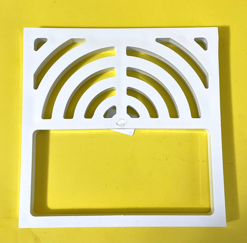 PROFLO PF42895 9 3/16'' 1/2 '' Floor Grate Drain White