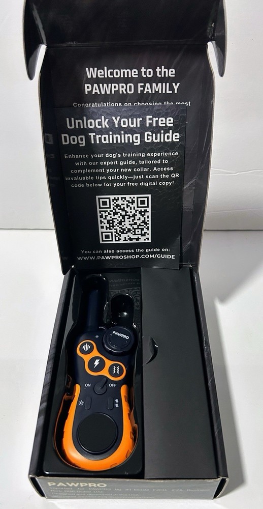 Dog Shock Collar with Remote, Unmatched 4-Mile Range, Night-Light Mode, Training
