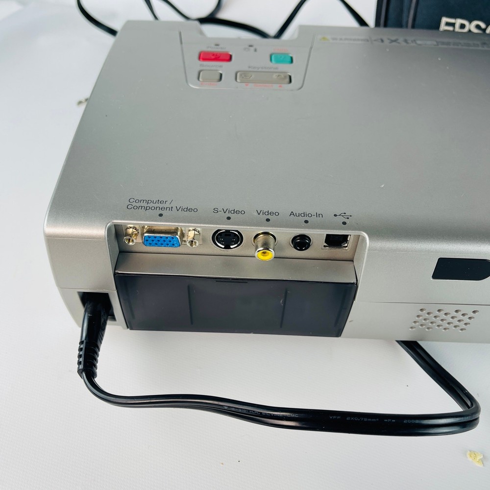 Epson PowerLite 730C LCD Projector with Cables, Case And Users Guide; NO Remote