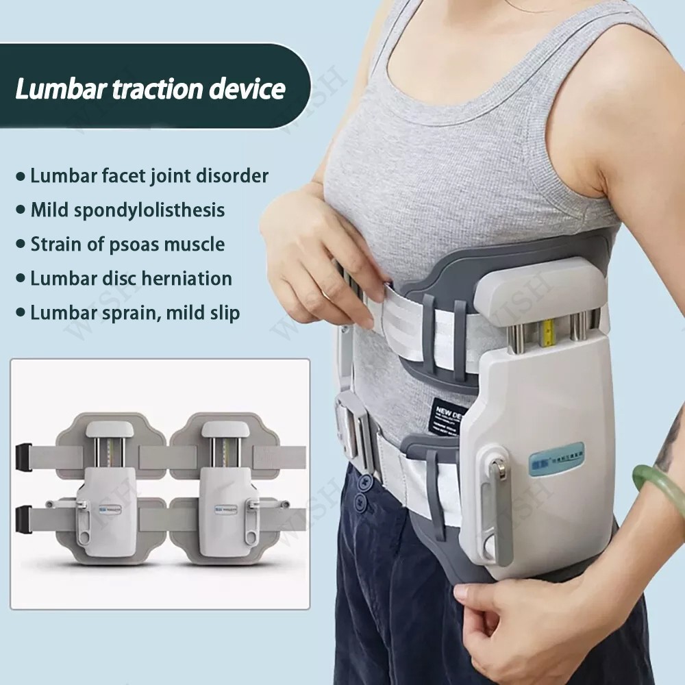 WEIHE Lumbar Traction Device Back Stretcher Spinal Decompression Devices