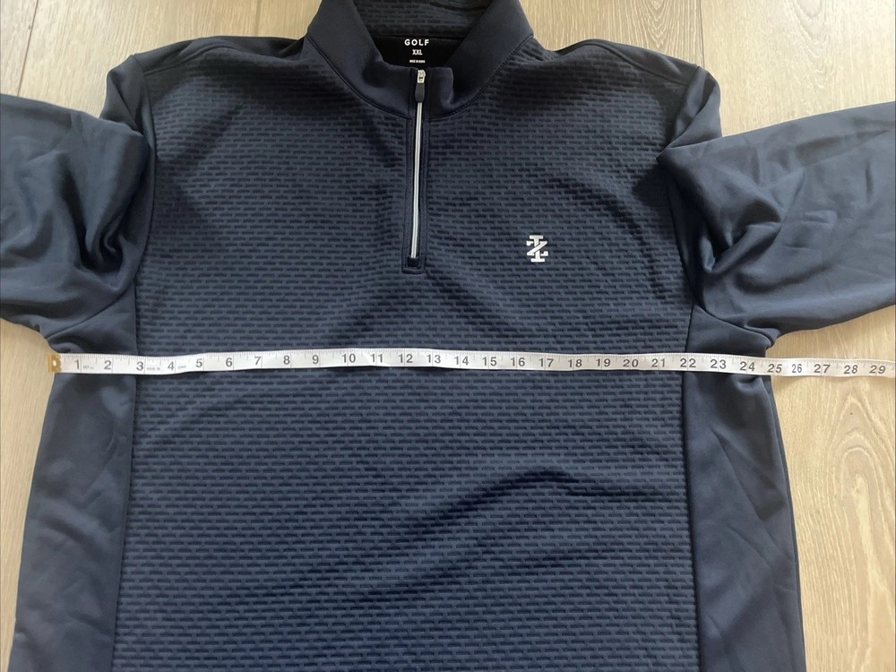 Izod Golf 1/4 Zip Pullover Sz XXL 2XL Golf Blue EUC