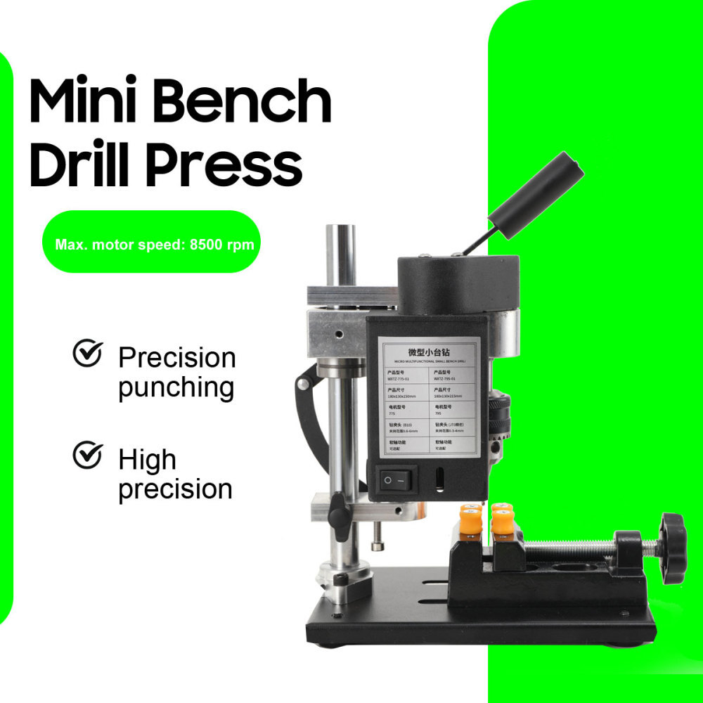 Mini Bench Drill Pressse Benchtop Drill Press Drill Machine 120W 8500RPM
