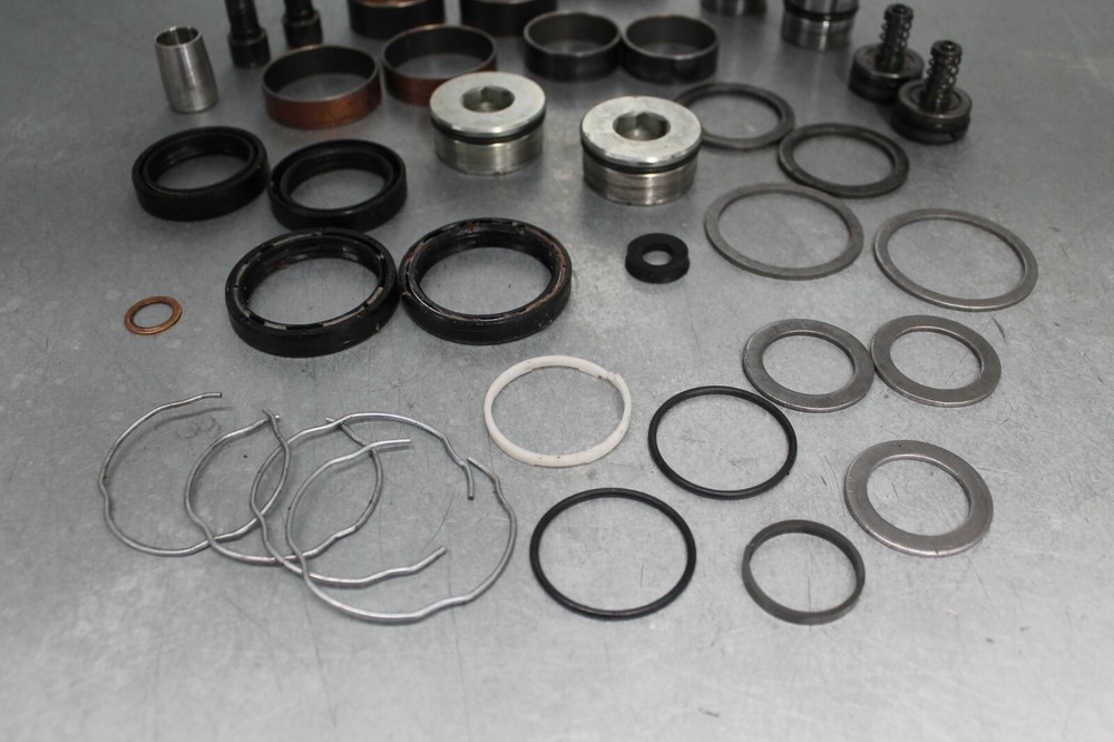 Nice OEM Harley Davidson Fork Springs Hardware Lot Caps Screws and More