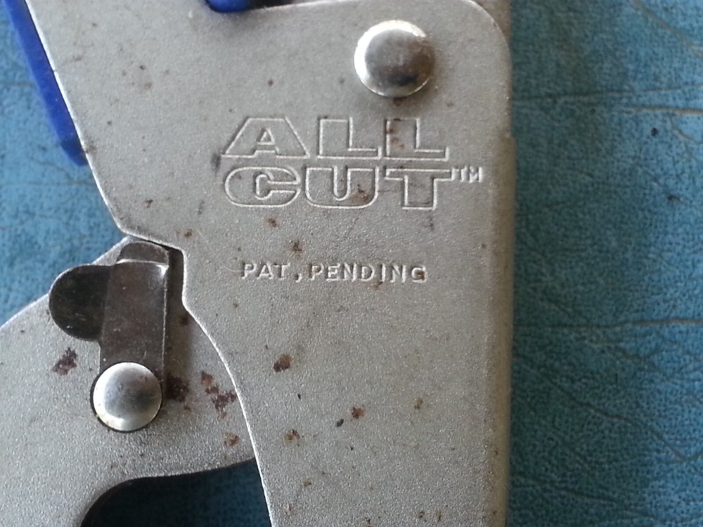Vintage All Cut Cutting Tool With Extra Blade Pat Pending