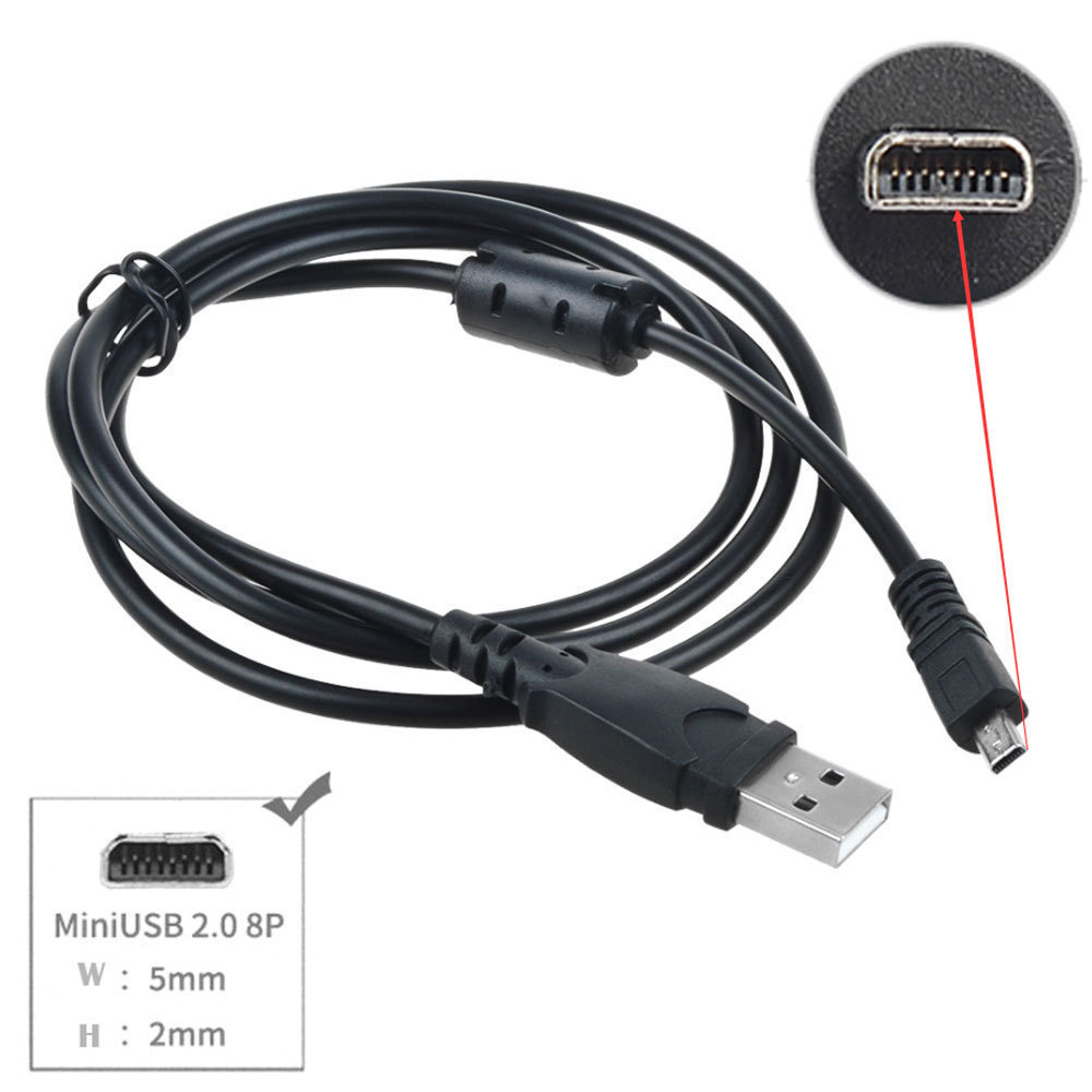 Power USB Charger Data SYNC Cable Cord for Fujifilm Camera Finepix XP60 XP65
