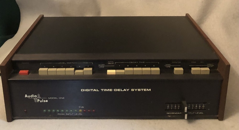 Original Collectible 1976 Model One Audio Pulse Digital Time Delay System