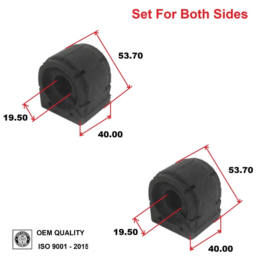 Stabilizer Bar Bushing Set Rear For Mazda CX-3 2016-2017 3 2014-2018 6 2014-2017