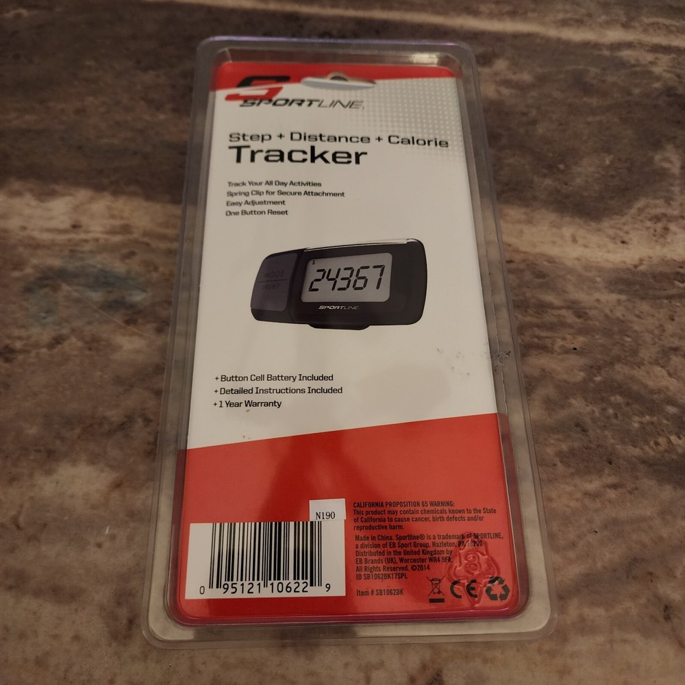 Sportline Calorie Counting Pedometer With MoveTrac - Walking