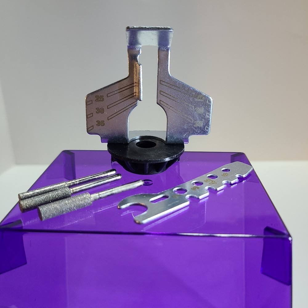 High Performance Rapid Chainsaw Sharpening Kit with Polishing Attachment.