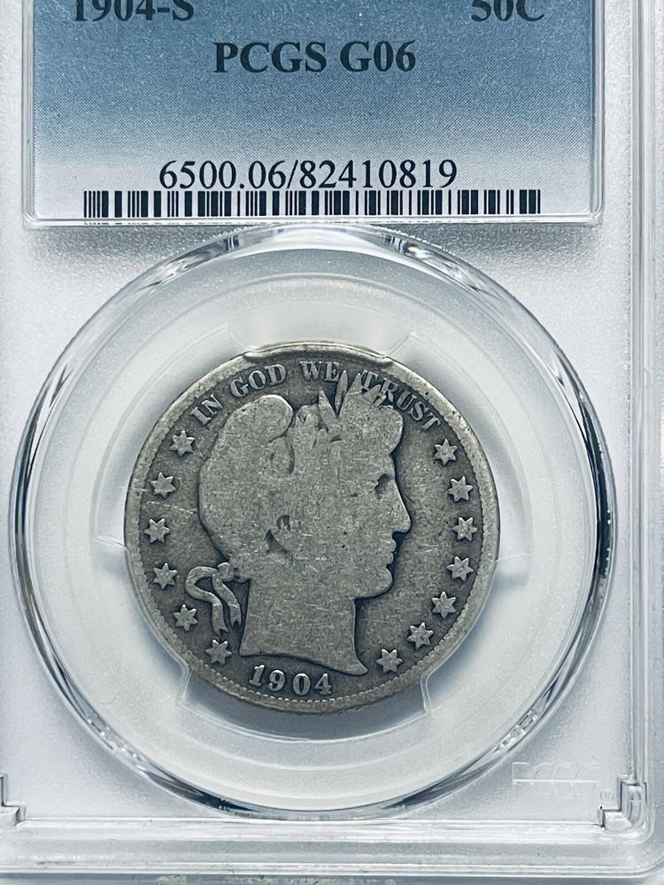 1904-S Barber Half Dollar PCGS G06