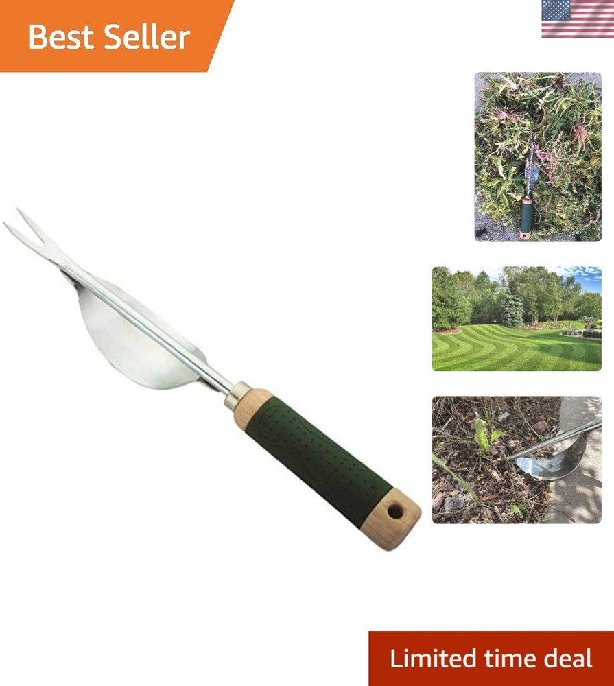 Ultimate Weeding Tool with Leverage Base and Cushioned Handle for Effortless Use