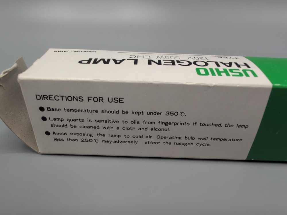 Ushio Halogen Lamp EHC 500W 110V NOS