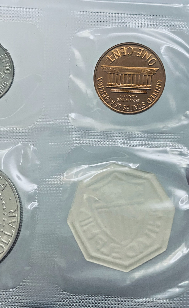 1964-P US Mint Proof Set, Soft Pack, Half, Quarter, & Dime 90% Silver (READ)