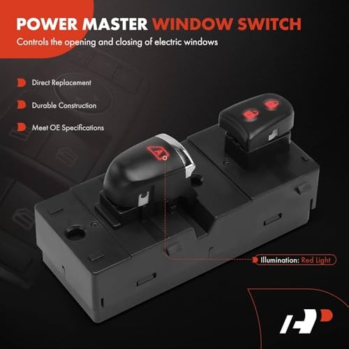 Power Window Switch Compatible with Nissan Murano 2015-2024, Front Right