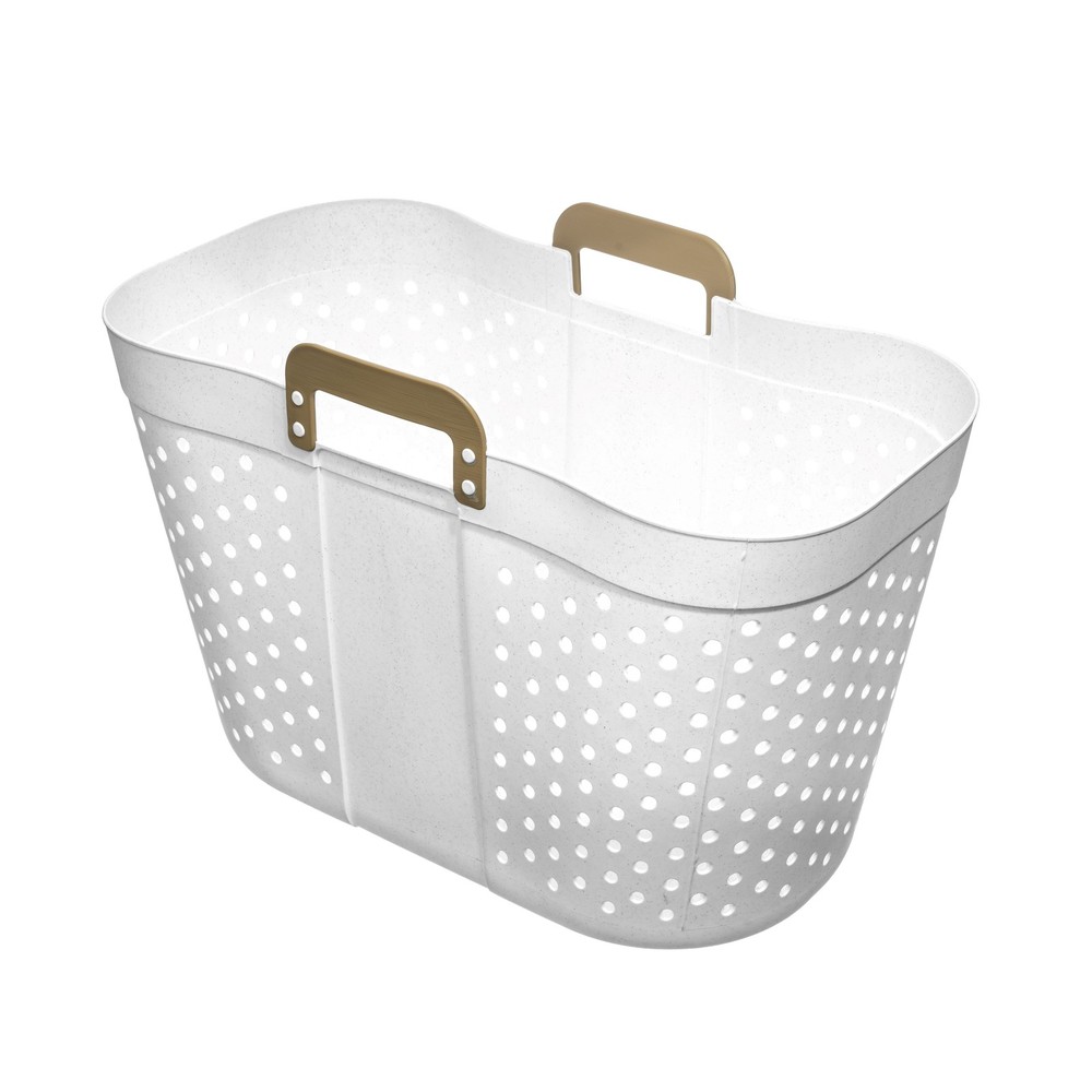 Oval Flex Decorative Basket White Adult