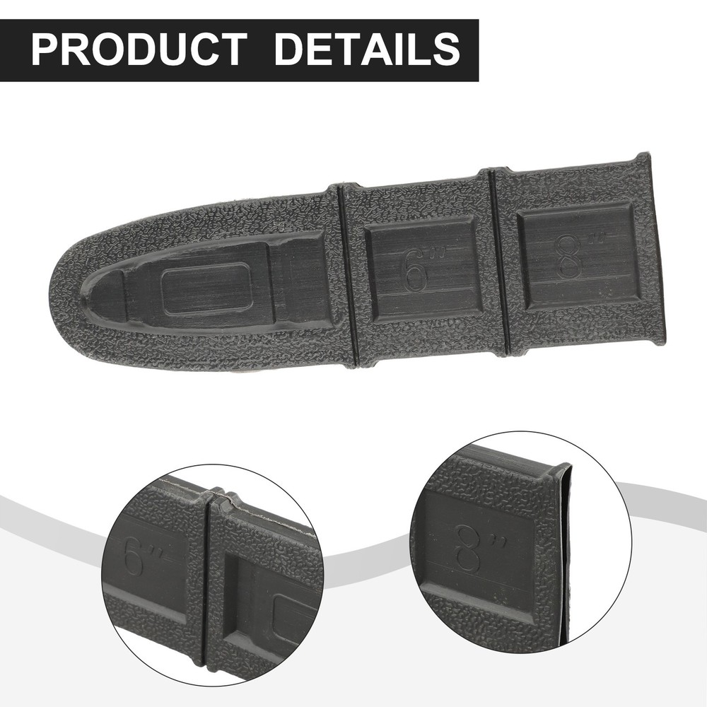 8 Inch Plastic Chainsaw Bar Cover Protective Scabbard for Pruning Guide Use