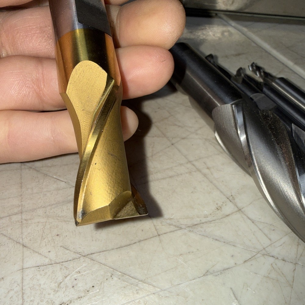 5 FASTCUT Flute Square End Double End Carbide End Mill. New And Barely Used