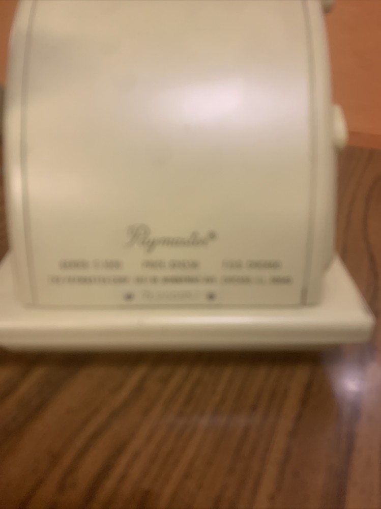 Vintage Paymaster Series S-1000 Check Writer Machine With Key