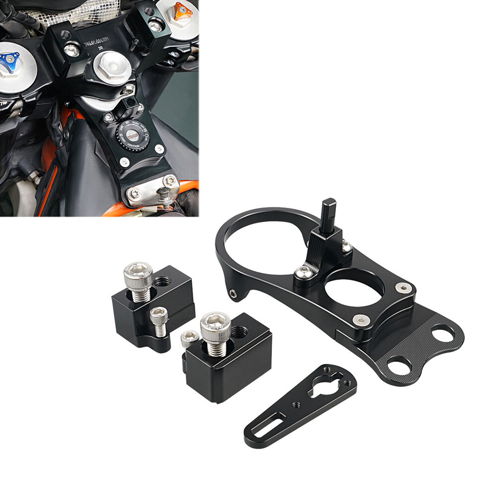 Anodized Steering Damper Mounting Kit for Scotts For KTM 690 Enduro 2012-2018