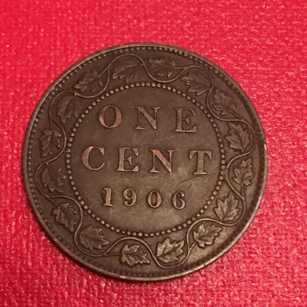 Canada, One Cent 1906, as shown.