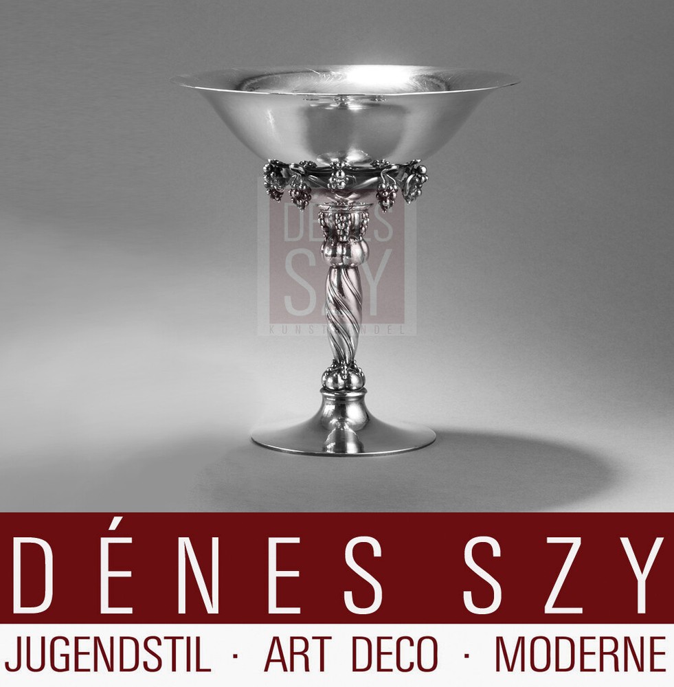 Georg Jensen Sterling silver Grapevine tazza grape bowl 264 A