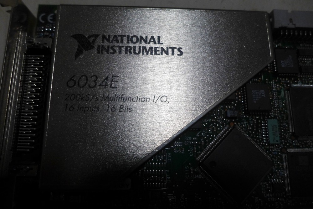 V2 NATIONAL INSTRUMENTS PCI 6034E DAQ CARD 200KS MULTIFUNCTION 16 BITS 16 INPUT
