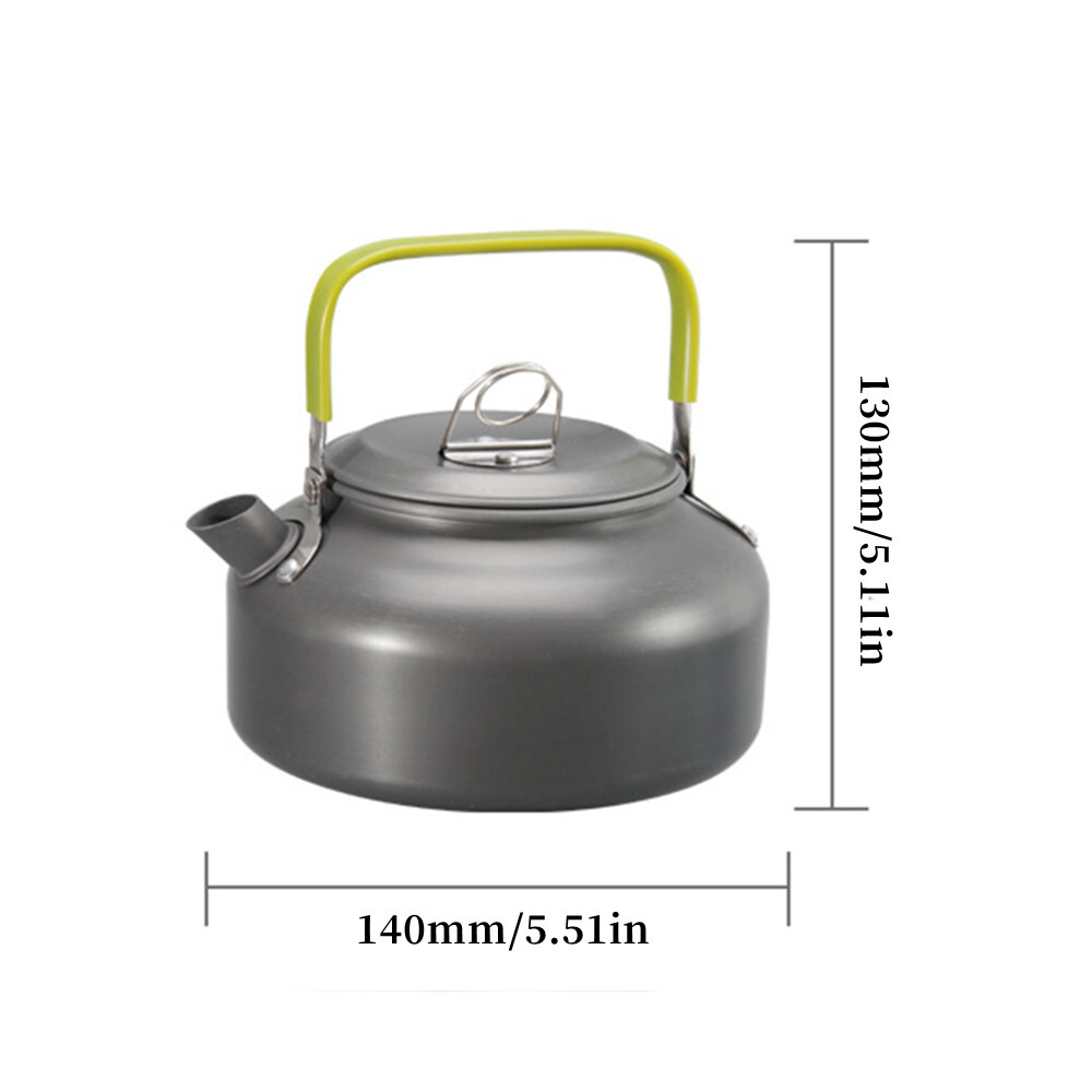 Night Cat Camping Cookware Mess Kit, Portable Camping Cooking Set