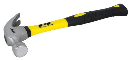 Wilmar M7020B Performance Tool 16oz Claw Hammer With Fiberglass Handle