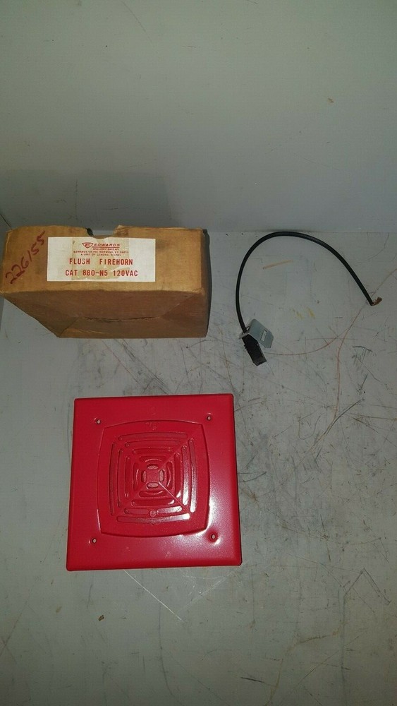 Edwards Flush Firehorn, MISSING SCREWS, 120V, 880-N5