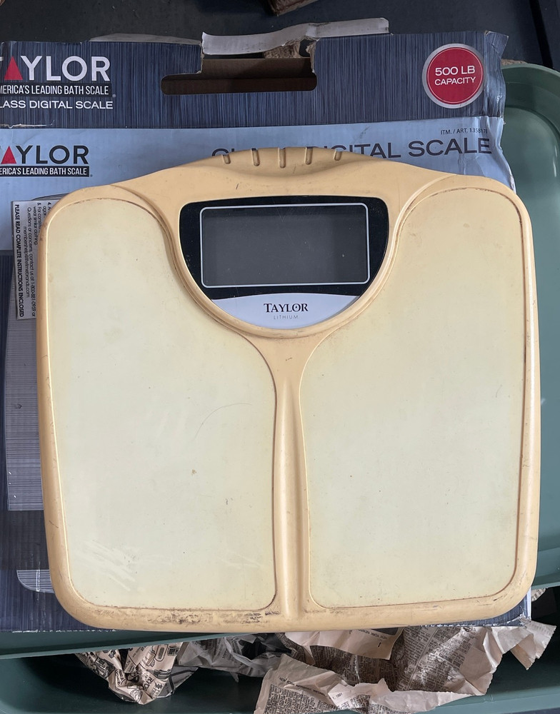 Taylor Glass Digital Scale Lemon Yellow Color *Check Description
