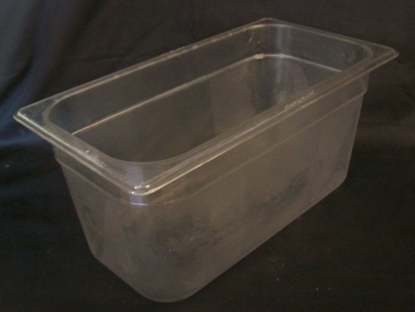 Restaurant Equipment POLYCARBONATE STEAM TABLE PAN 1/3 SIZE 6" DEEP