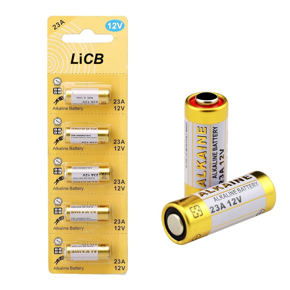 LiCB A23 23A 12V Alkaline Battery (5-Pack) 5 Count (Pack of 1)