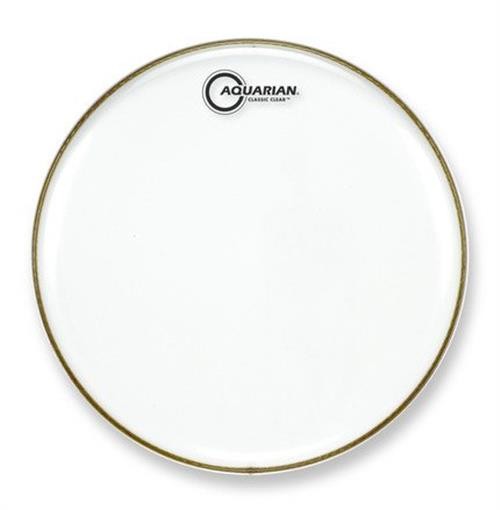 Aquarian 14" Classic Clear Snare Side Drum Head